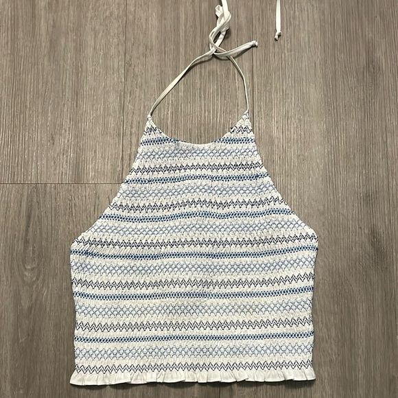Zara Tops - Zara Halter Tie Neck Tank Top
